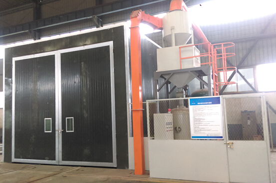 鄭礦機器噴砂房